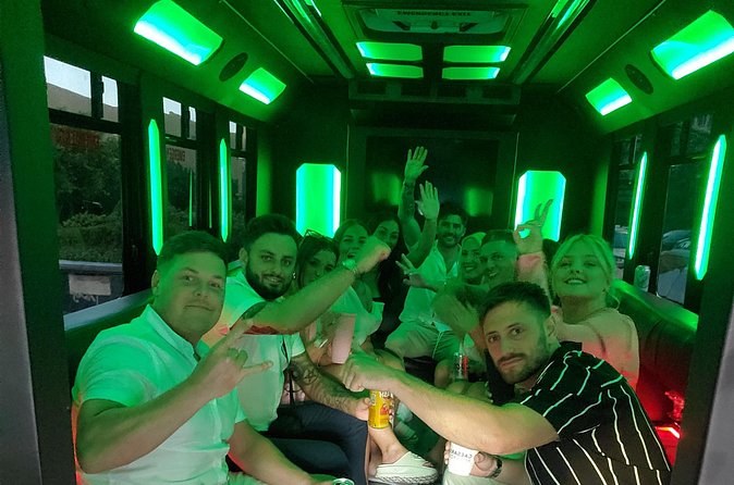 1 Hour Private Las Vegas Party Bus Tour - Bellagio Fountains and Vegas nightlife drive-by timing
