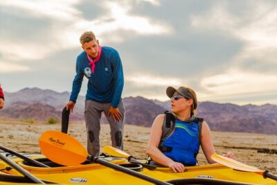 2-Hour Lake Mead Kayak Tour from Las Vegas - On the water: paddling across Lake Mead to Boulder Islands