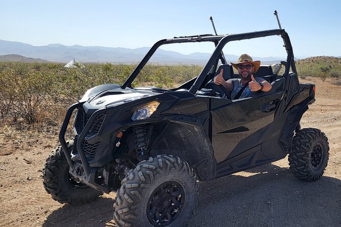 Always Private Group You Drive UTV Off Road 3 Hours. Near Vegas - The Mohave Desert leg: riding terrain most visitors never see