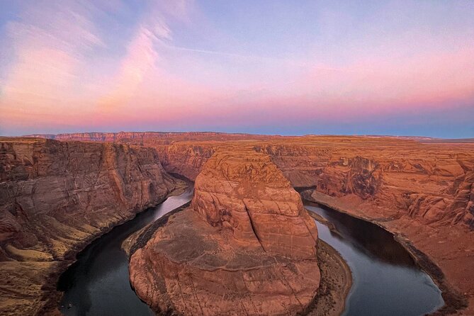 Antelope Canyon X and Horseshoe Bend from Las Vegas - Antelope Canyon X: Two slot-canyon sections with a Navajo guide