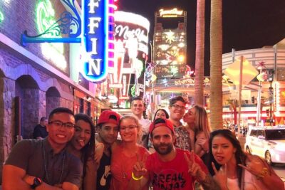 Bar Crawl On Fremont Street in Las Vegas - Start at Hammered Harry’s: Neonopolis and your first pour