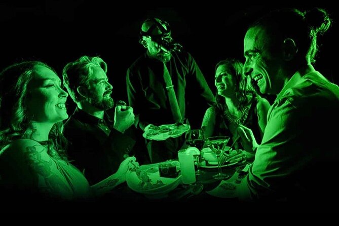 BLACKOUT Dining in the Dark Experience, Dining Attraction - Check-In at 3871 S Valley View Blvd: Menu Choices and Safety Setup