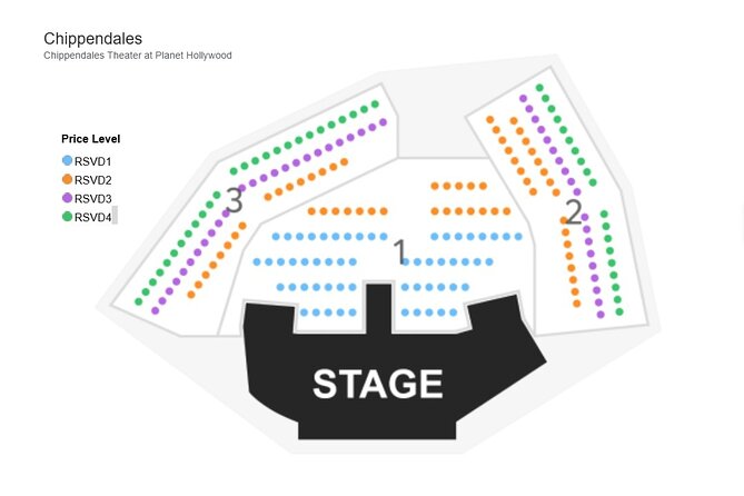 Chippendales at Planet Hollywood Resort and Casino - Picking the right seating category: Close beats cheap (sometimes)