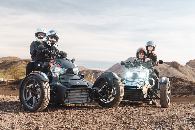 Couples Private Guided Red Rock Canyon Tour On A CanAm Trike - Blue Diamond and Cottonwood Station: coffee, burros, and a slower pace