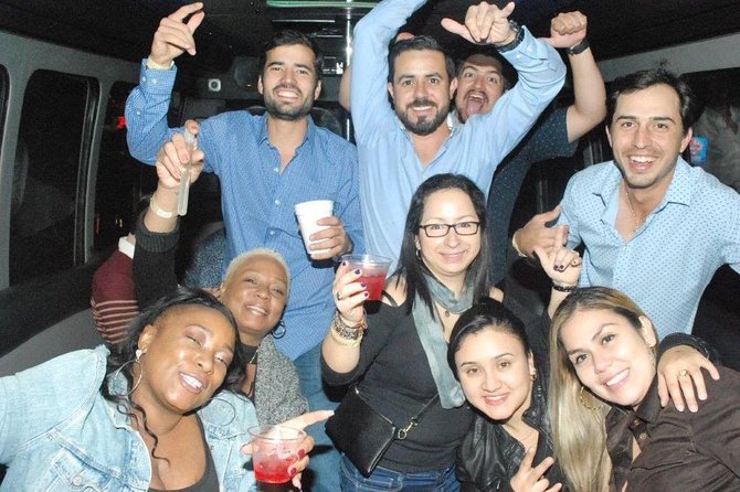 Epic Nightclub Crawl with Party Bus Ride & Free Drinks - The 45-minute Strip tour on the party bus: a fun breather between clubs