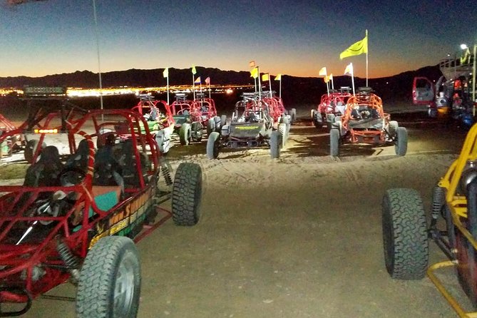 Extreme Dune Buggy Night Chase from Las Vegas - Your First 10 Minutes: Helmet, Harness, and a Vehicle You Control Like a Car