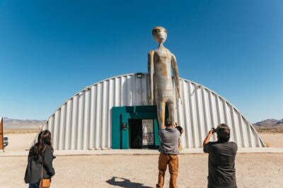 From Las Vegas: Area 51 Full-Day Tour - Janet Airlines at McCarran: start the day with the weird part