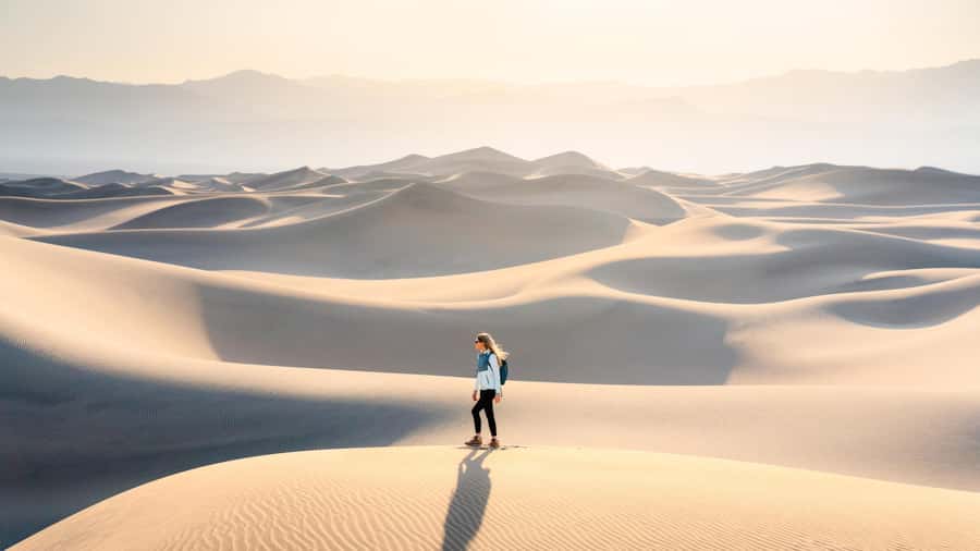 From Las Vegas: Death Valley and Mojave Desert Full-Day Tour - Badwater Basin Salt Flats: Photo Time, a Short Walk, and Big-Feeling Scale