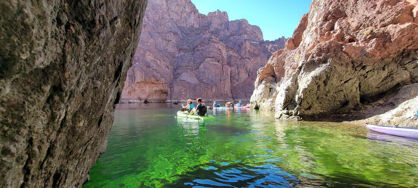 From Las Vegas: Emerald Cave Kayak Tour with Hotel Pickup - Paddle Time on the Colorado River: Sit-on-Top Confidence That Feels Real