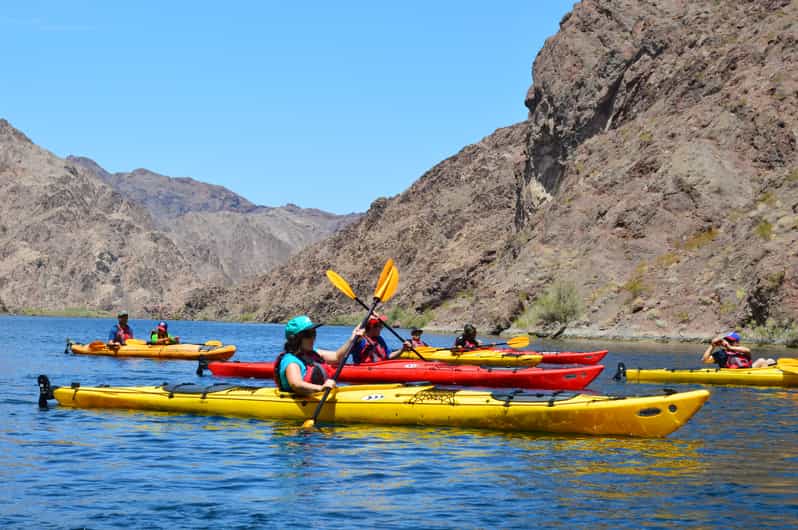 From Las Vegas: Guided Emerald Cave Kayak Tour - From Las Vegas to Willow Beach: the Real Hook Is the Timing
