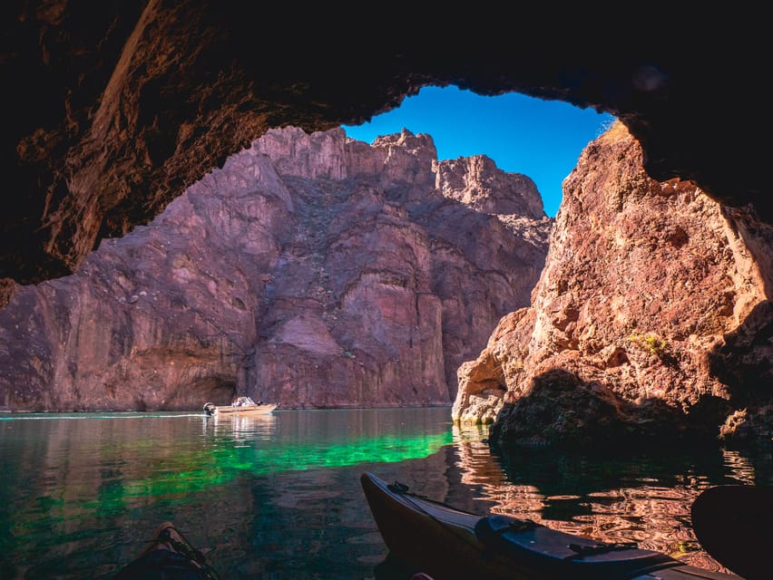 From Las Vegas: Guided Emerald Cave Kayak Tour - A Quick River Swim: Cool Off Without Losing the Day