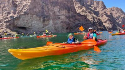 From Las Vegas: Kayak Rental with Shuttle to Emerald Cave - Paddling the Colorado River toward Emerald Cave