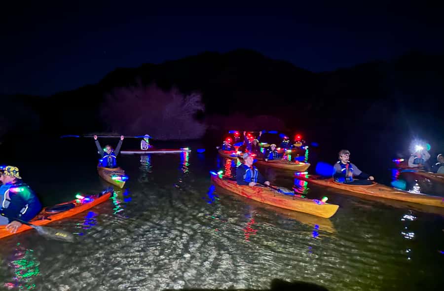 From Las Vegas: Moonlight Kayak Tour on the Colorado River - Your Route: Sunset Kayak, Halfway Beach Swim, and the Black Canyon Stop