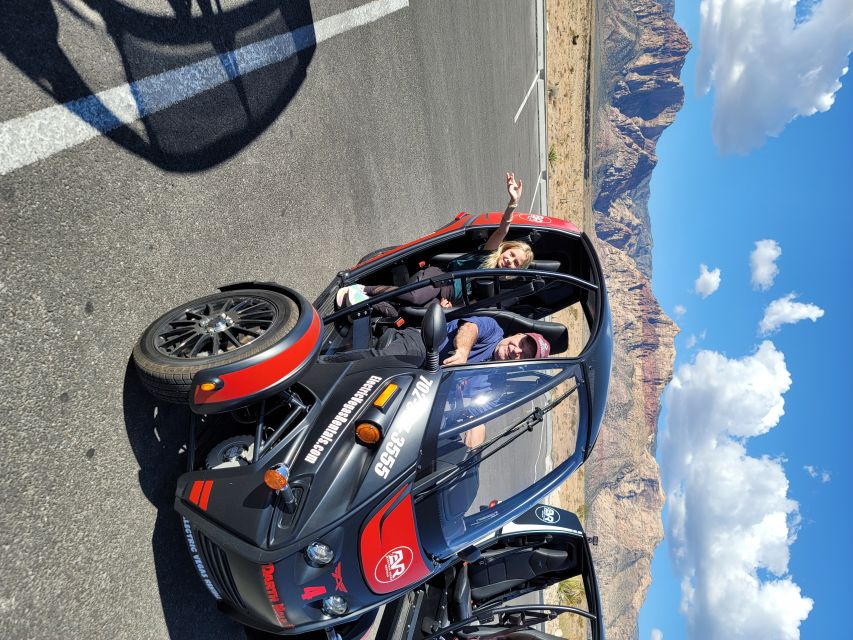From Las Vegas: Red Rock Electric Car Self Drive Adventure - Heat, clothing, and the reality of open-air desert driving