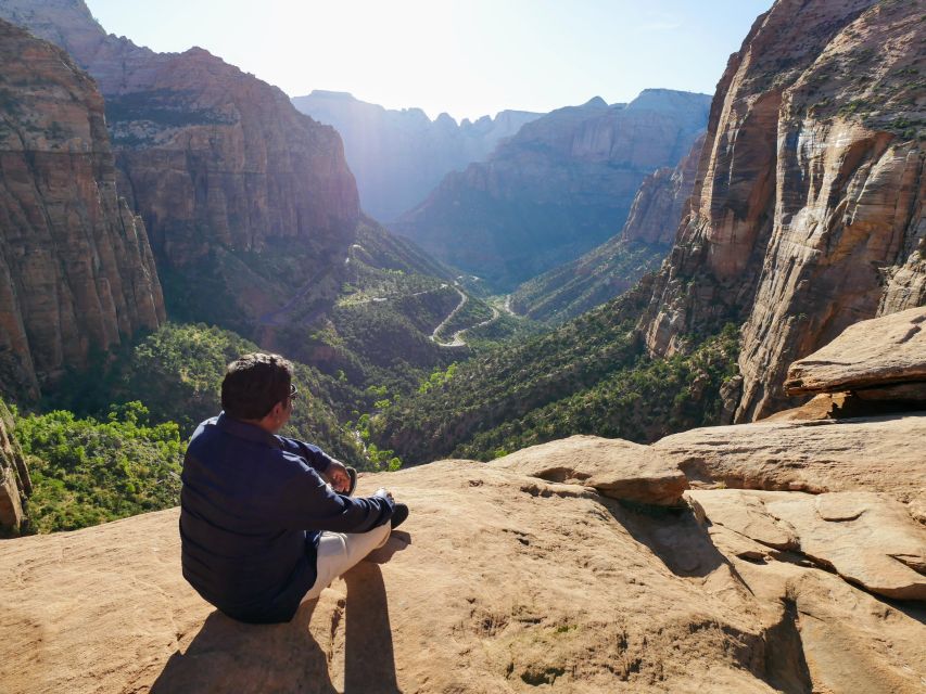 From Las Vegas: Zion National Park Small Group Adventure - The drive-in: Mount Carmel Tunnel and Checkerboard Mesa