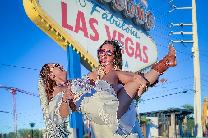 Get Married: Elvis Wedding + Las Vegas Sign + Photography - The day’s flow: chapel ceremony, then the Welcome to Fabulous Las Vegas Sign