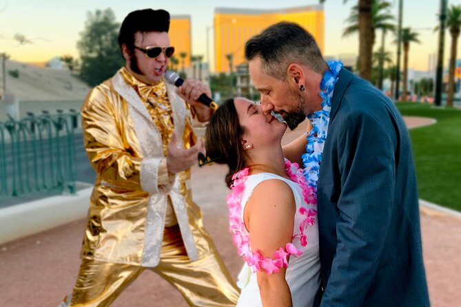 Gold Elvis Wedding or Vow Renewal at Las Vegas Sign - Where This Ceremony Takes Place (And Why That Matters)