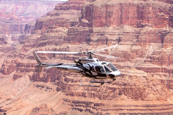 Grand Canyon Helicopter Flight with Sunset Valley of Fire Landing - Fly back over the Mojave and the Las Vegas Strip