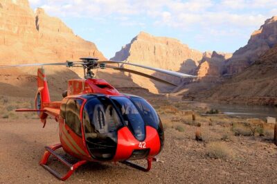 Grand Canyon West Helicopter Tour with VIP Skywalk and Boat Ride - Hoover Dam and Lake Mead from the air: the best warm-up before the canyon