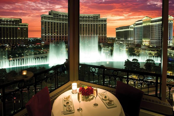 Helicopter Flight of the Las Vegas Strip with Eiffel Tower Dinner - Eiffel Tower Restaurant dinner: French classics with serious view power