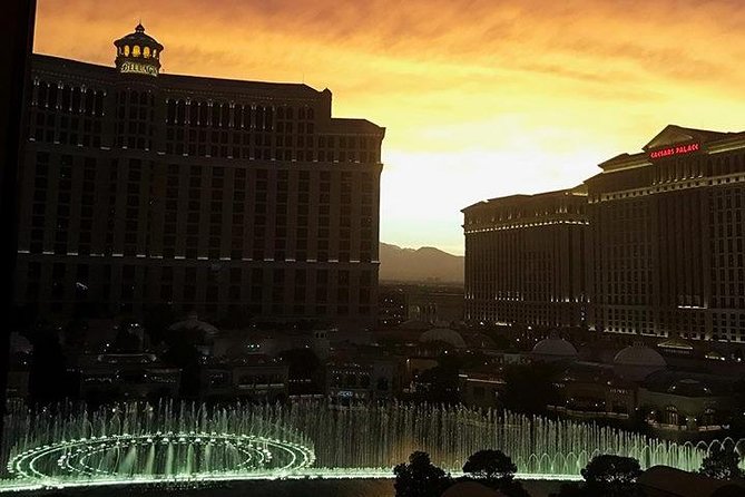 Helicopter Flight of the Las Vegas Strip with Eiffel Tower Dinner - VIP room champagne toast and boarding the AS 350 B2