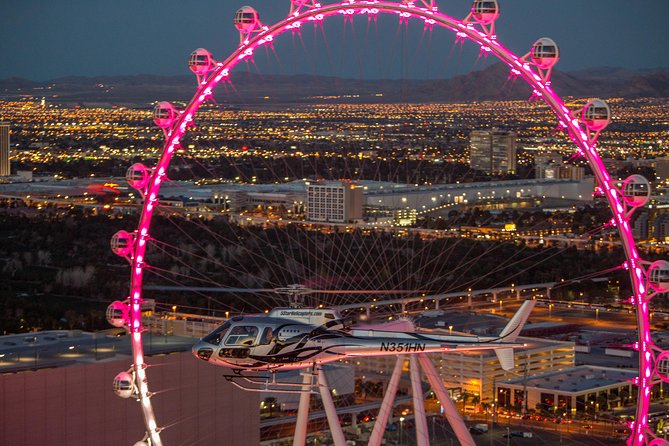 Helicopter Flight of the Las Vegas Strip with Eiffel Tower Dinner - What you’ll actually see during the roughly 10-minute Strip flight