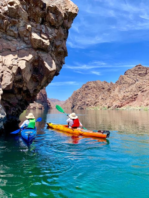 Hoover Dam Kayak Tour & Hike - shuttle from Las Vegas - Downriver on the Colorado: Black Canyon Views and Real River Time