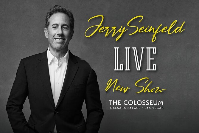 Jerry Seinfeld at the Colosseum at Caesars Palace Ticket - Jerry Seinfeld live: the comedy you came for