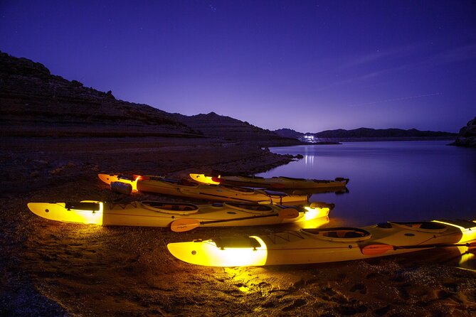 Lake Mead Sunset Kayak Tour with Dinner, Swim & Campfire - Quick hits before you go