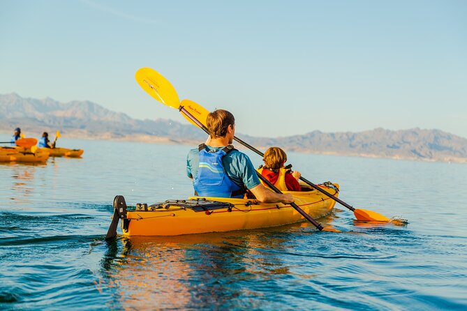 Lake Mead Sunset Kayak Tour with Dinner, Swim & Campfire - Sunset kayaking on Lake Mead: what the 3 hours actually feels like