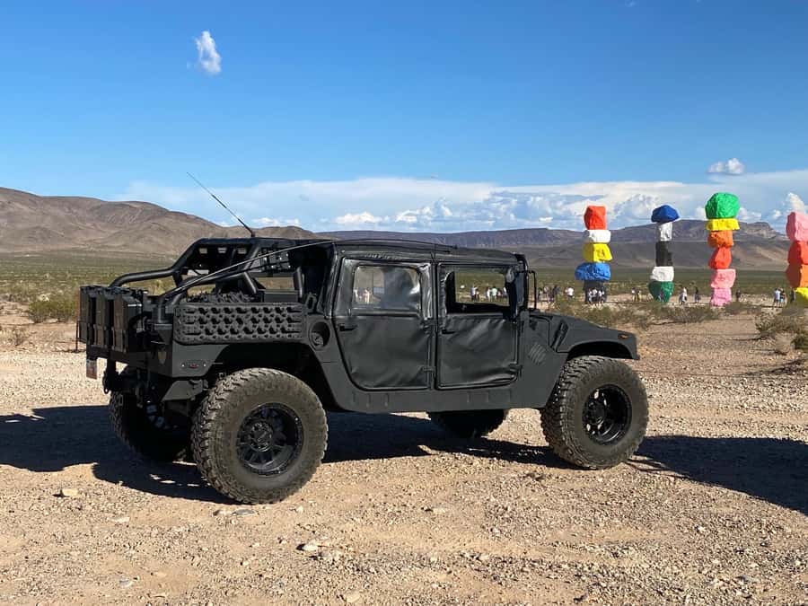 Las Vegas: 7 Magic Mountains and Pioneer Saloon Hummer Tour - A Doorless Hummer Escape From the Las Vegas Strip