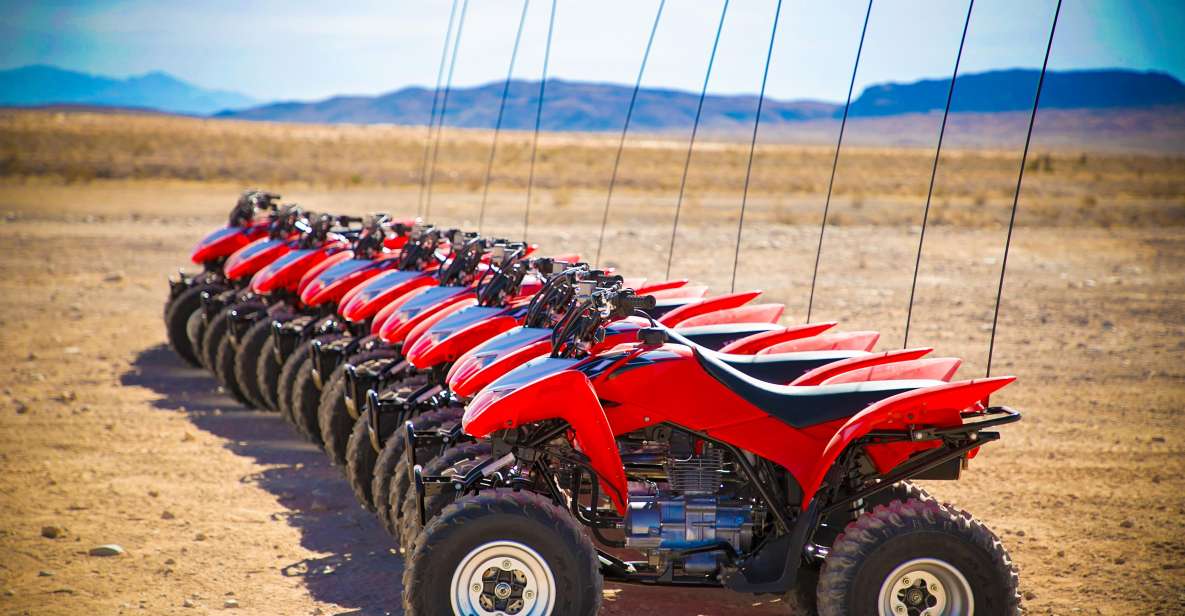 Las Vegas: Amazing Mojave Desert Nellis Dunes ATV Tour. - ATV Setup That Keeps the Focus on Riding