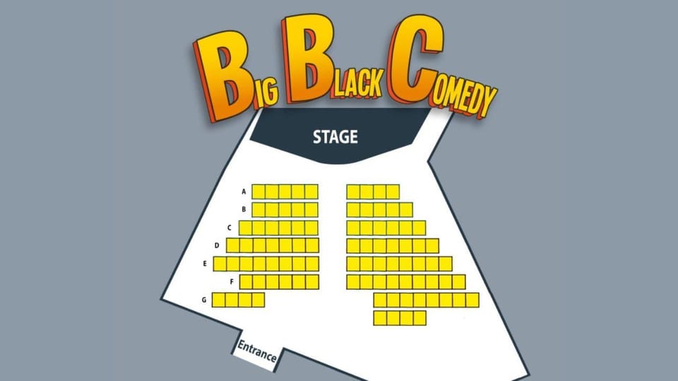 Las Vegas: Big Black Comedy Show with Drink - The show itself: rotating stand-up comics in an adult venue