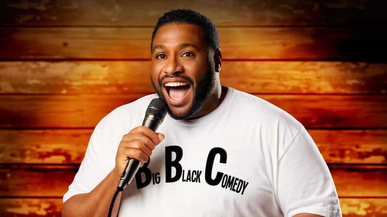 Las Vegas: Big Black Comedy Show with Drink - Finding V Theater inside Planet Hollywood’s Miracle Mile Shops
