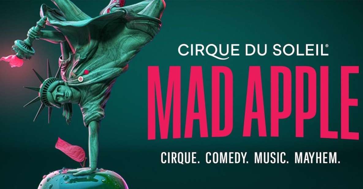 Las Vegas: Cirque du Soleil Mad Apple - Pre-show stage bar: drinks and cast energy before the show