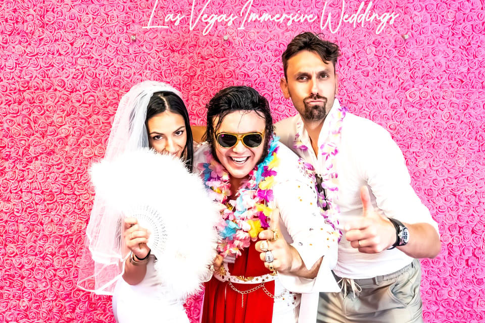 Las Vegas: Elvis Wedding with Las Vegas Sign Photos Included - Practical meeting point: fast arrival near the airport
