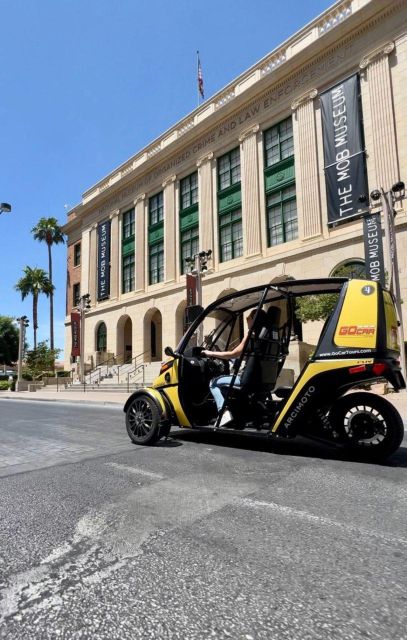Las Vegas: GoCar Mob History Audio Tour & Mob Museum Ticket - Meeting and the safety briefing that sets the tone