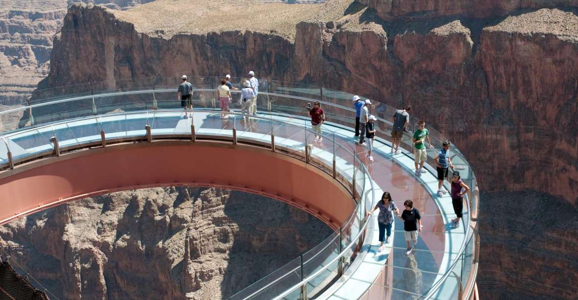 Las Vegas: Grand Canyon West Bus Tour with Guided Walk - Native American village stop and daily performances