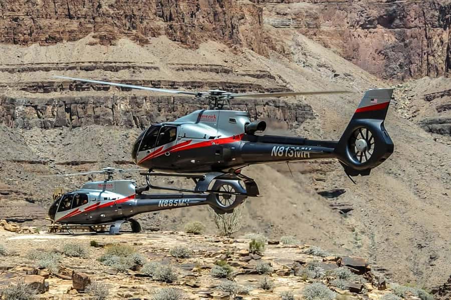 Las Vegas: Grand Canyon West Rim Tour with Helicopter Flight - The Skywalk Walk on Glass: The Main Attraction, With a Real Timing Test