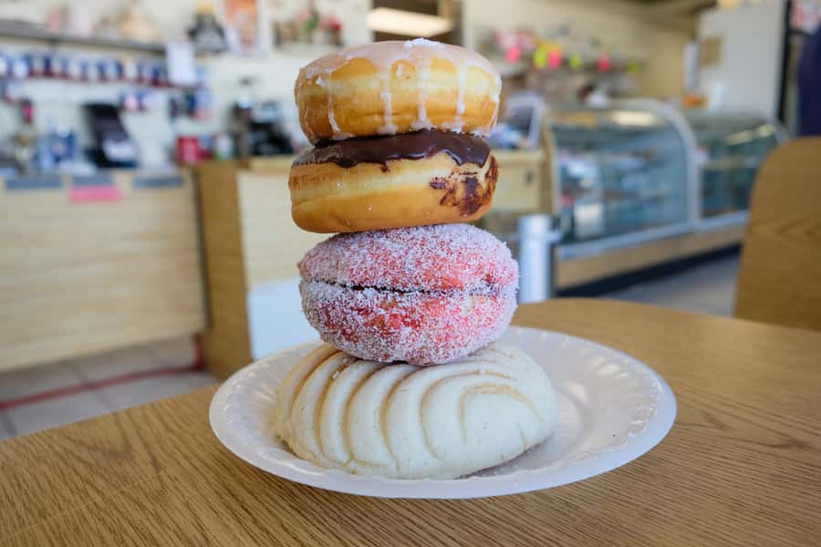 Las Vegas Guided Donut Adventure by Underground Donut Tour - Passing the Fremont Street Experience edge: a taste of the lights