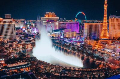 Las Vegas: Helicopter Tour of the Strip with Window Seats - The Route: Mandalay Bay to Fremont Street, with the Sphere and Bellagio in View
