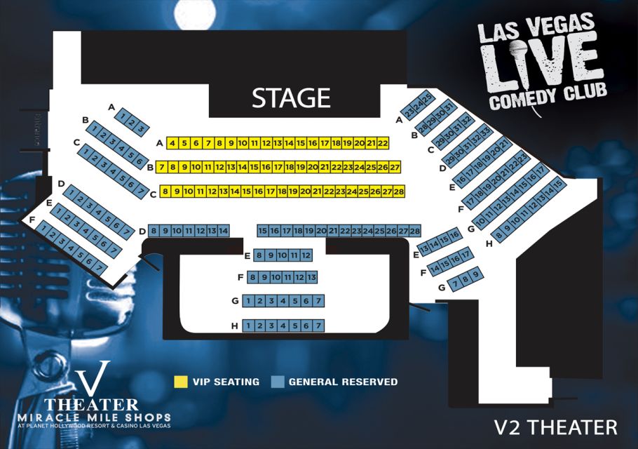 Las Vegas: Live Comedy Club Tickets - What You’ll See in 75 Minutes