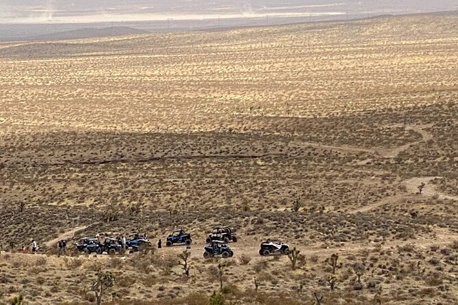Las Vegas Mini Desert RZR Adventure - Mojave Desert viewpoint time: the ride continues after the big moment