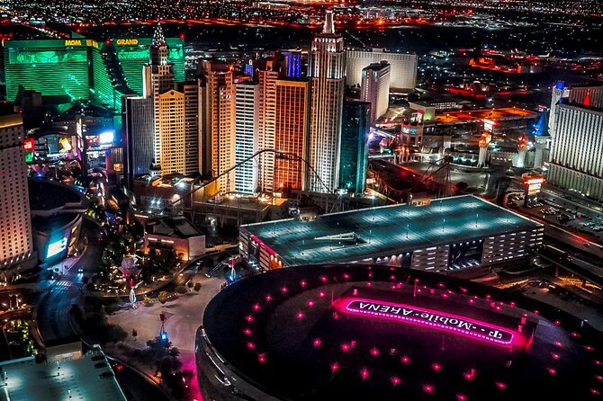 Las Vegas Night Flight by Helicopter with Neon Museum Admission - Downtown Las Vegas views: the part most people skip