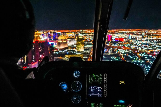 Las Vegas Night Flight by Helicopter with Neon Museum Admission - Helicopter flight timing: short in the air, long on memories