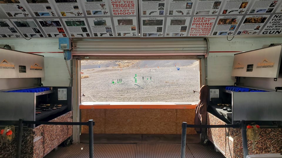 Las Vegas: Outdoor Shooting Experience - 36+ Steel Targets and Exploding Hits: What the Shooting Feels Like