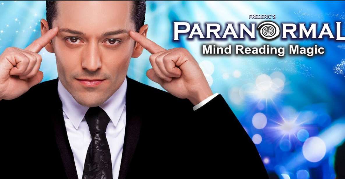 Las Vegas: PARANORMAL featuring Frederic Da Silva Ticket - What “Best Mentalist in Europe” means for your experience