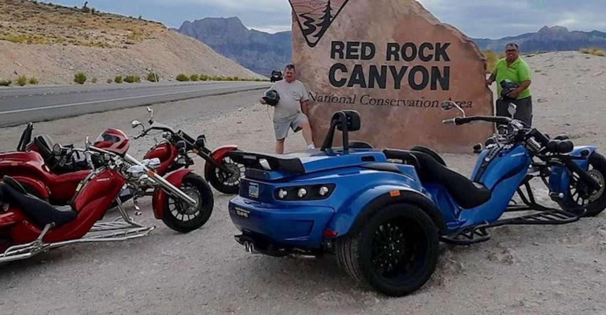 Las Vegas: Red Rock Canyon and Las Vegas Strip Trike Tour - The 3-Hour Flow: Strip Photos to Red Rock Canyon Views