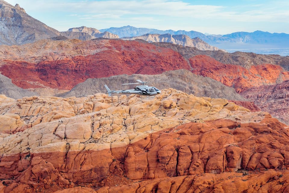 Las Vegas: Red Rock Canyon and Vegas Strip Helicopter Tour - Las Vegas Strip flight: neon looks different when it’s not your street