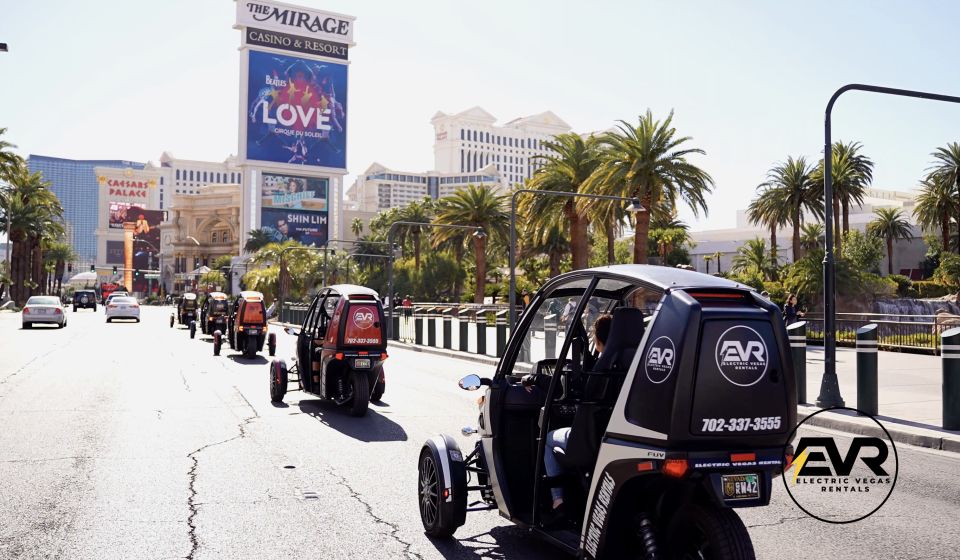 Las Vegas: Self-Drive Strip Tour in an Electric EVR car - Don’t Miss the Included Comedy Show Ticket